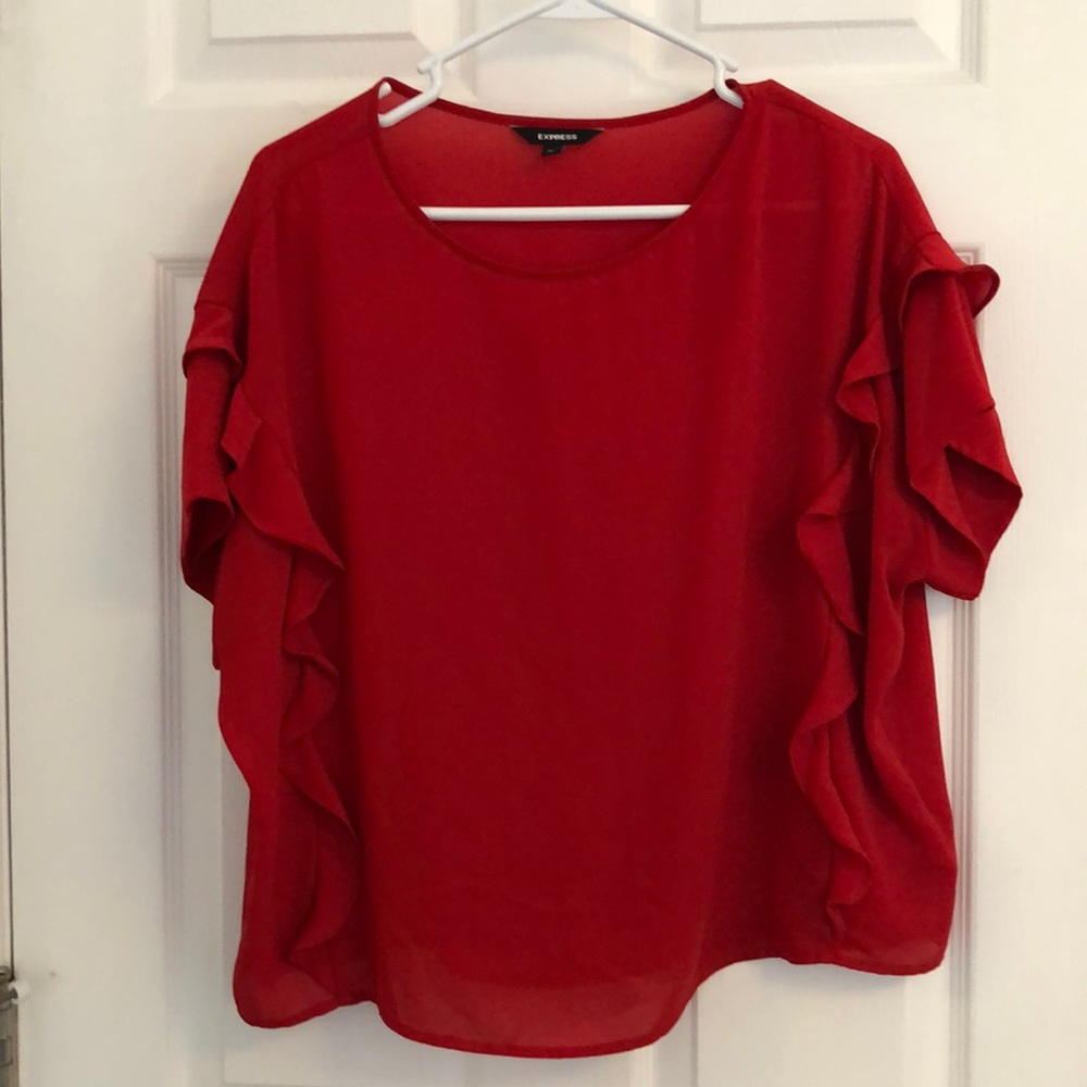 🖐 Dressy Express Ruffle Top